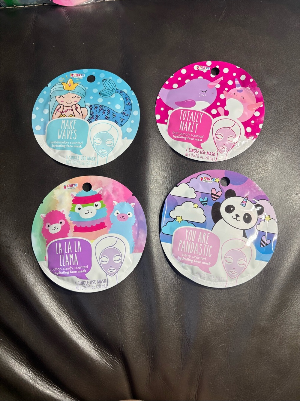 4 New Taste Beauty Scented Hydrating Facial Sheet Mask